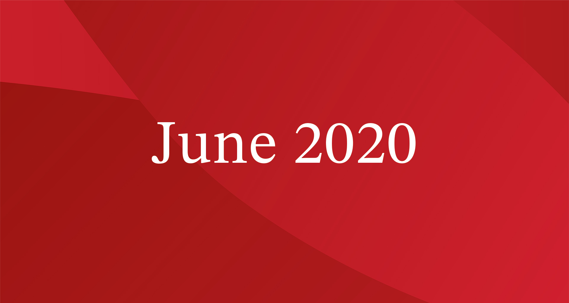 June 2020 President's Blog Image