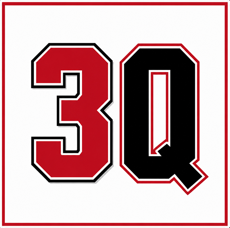 3Q with red square outline