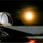 Williams Observatory at night