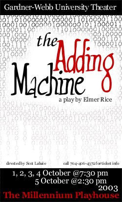 The Adding Machine poster