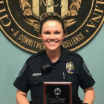 Alexis Williams receives an awad