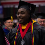 Dewayne Wray at graduation