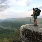 Eiryn Reynolds hiking the Appalachian Trail