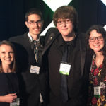 Kelsi Williams with other psychology students
