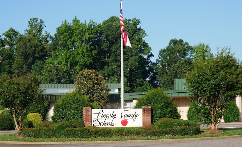 Lincoln County Schools sign