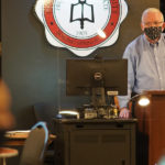 Dr. James Morgan teaches his class at Gardner-Webb.