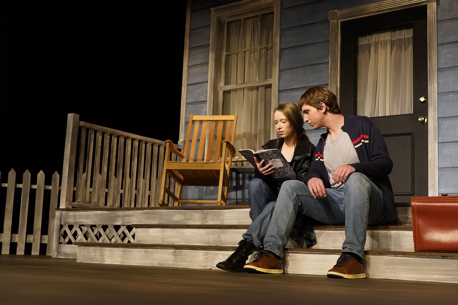 The cast in the Gardner Webb Production of Proof