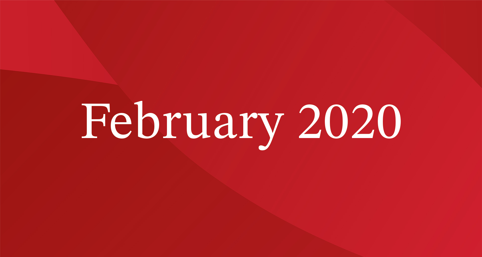 February 2020 President's Blog Image