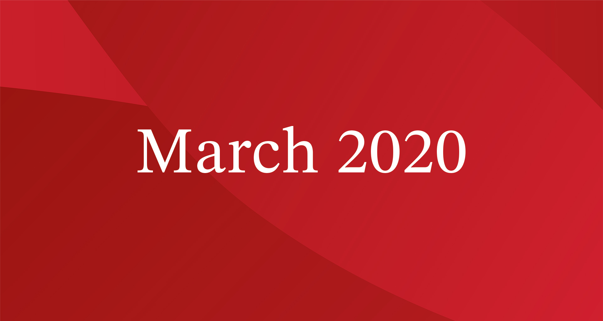 March 2020 President's Blog Image