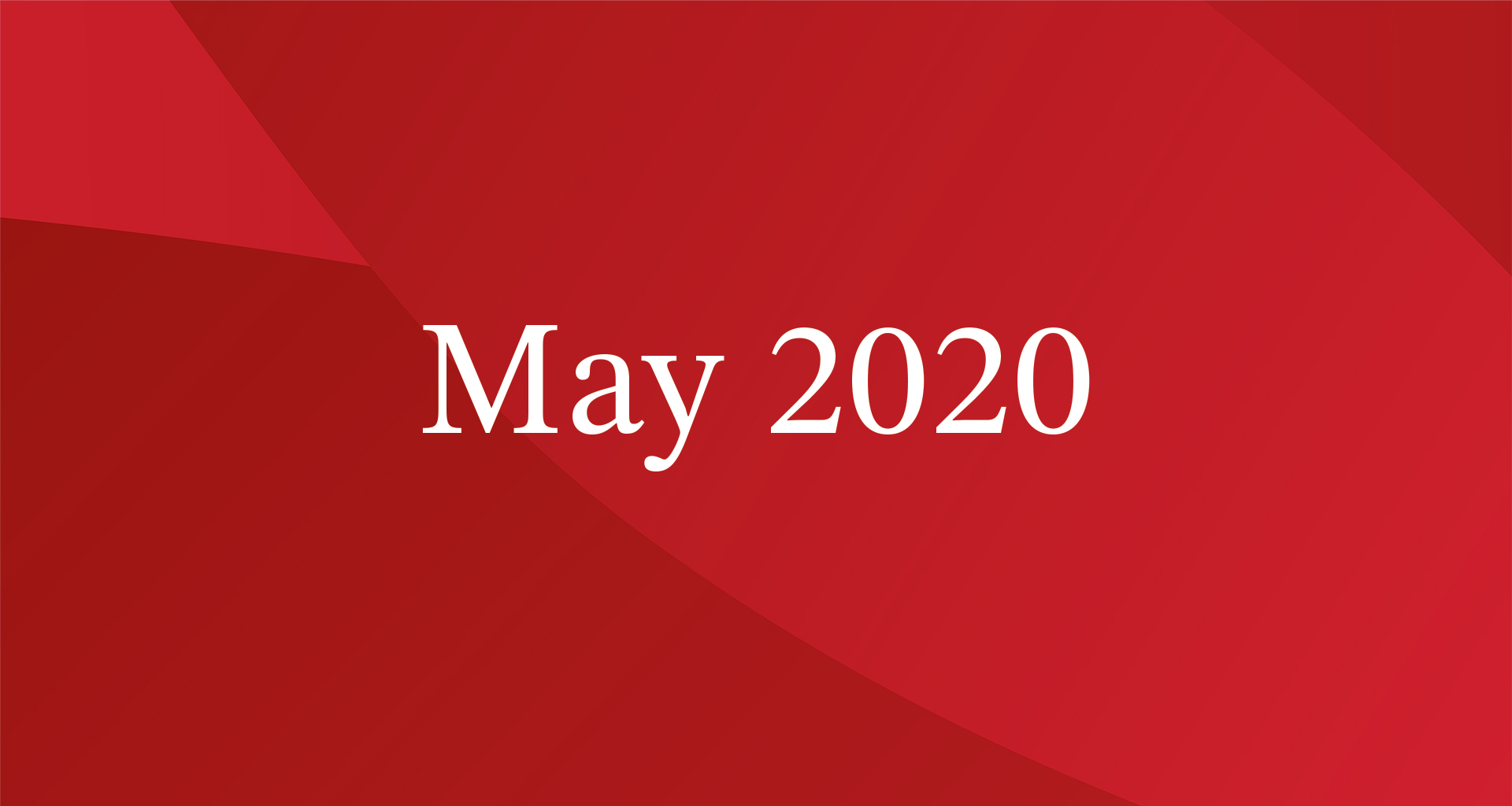 May 2020 President's Blog Image