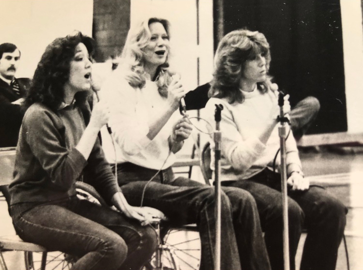 Eva Self Singing Chapel with Brenda Turnmire and Janet Bates
