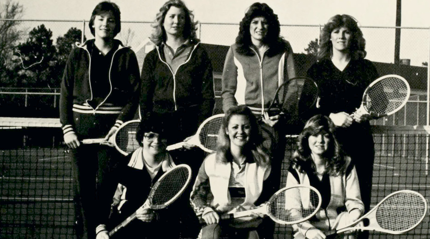 Women's Tennis Team 1981