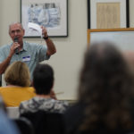Steve Simpson teaches at the Songwriting Workshop in 2020