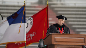 President Downs at Spring 2021 Commencement