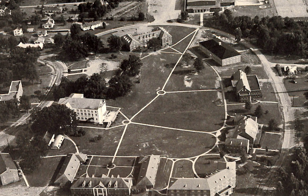The GWU campus in 1964