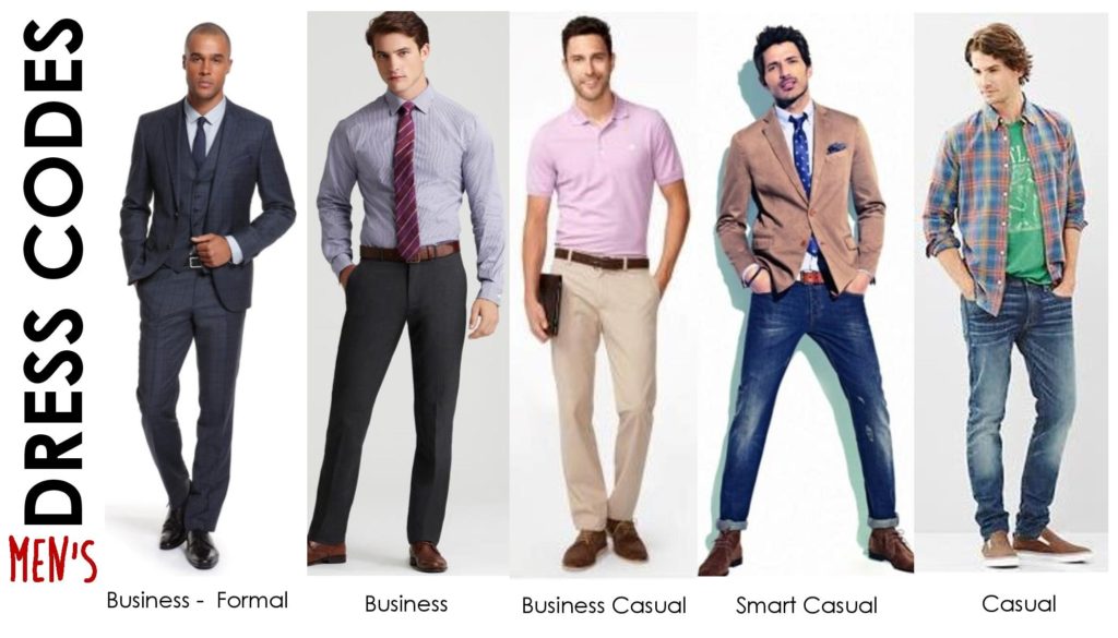 Image of Men's Professional Dress Code. 

