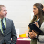 GWU Students at career day