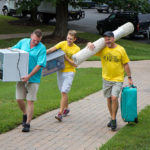 New students moving into GWU