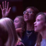 Students at GWU prayer service