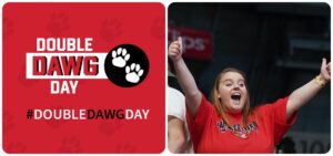 Double Dawg Day on the left and Haley Page on the right