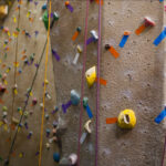 rock climbing wall