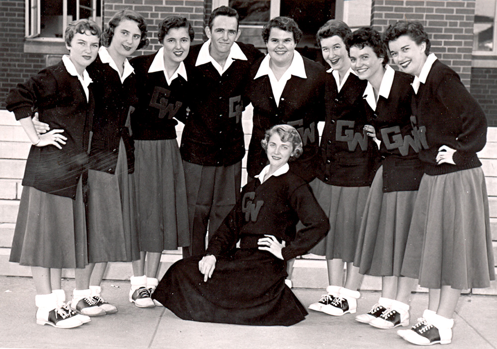 1950s Cheerleading Squad
