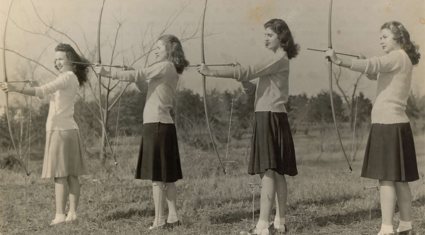Women's Archery Team in 1972