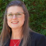 Dr. Jennifer Bucker poses on campus