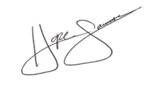 Hope Saunders signature