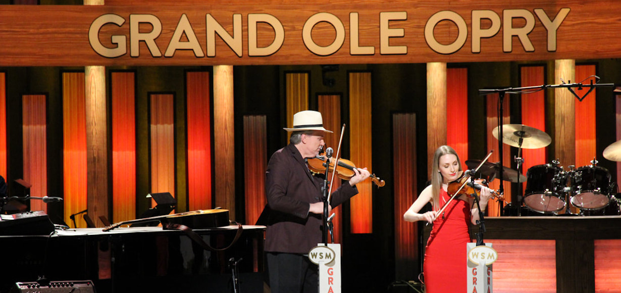 Mark and Maggie O'Connor at the Grand Ole Opry
