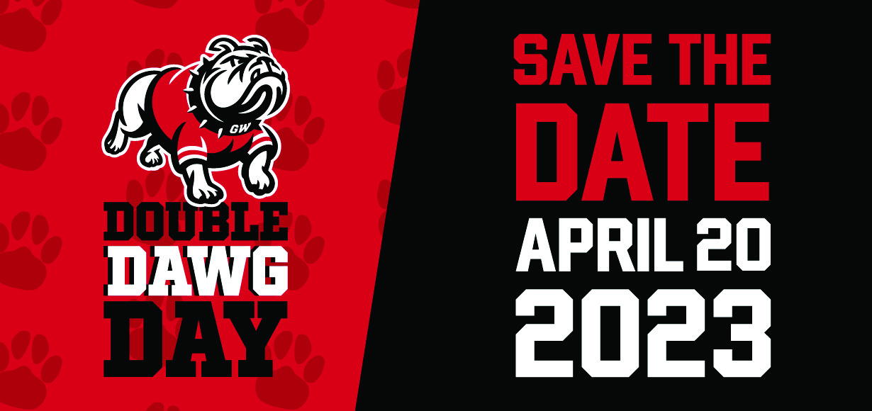 Double Dawg Day Save the Date graphic