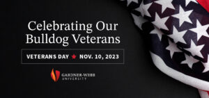 a graphic with details on the Veteran's Day service.