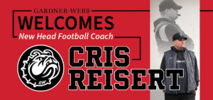 graphic announcing reisert as head football coach