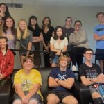 The Honors LLC meets in their dorm.