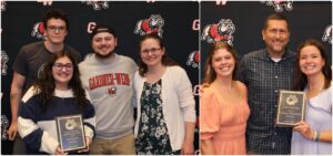 a group of students with their awards