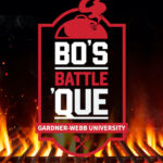 Bo's Battle Que graphic with grill and flames