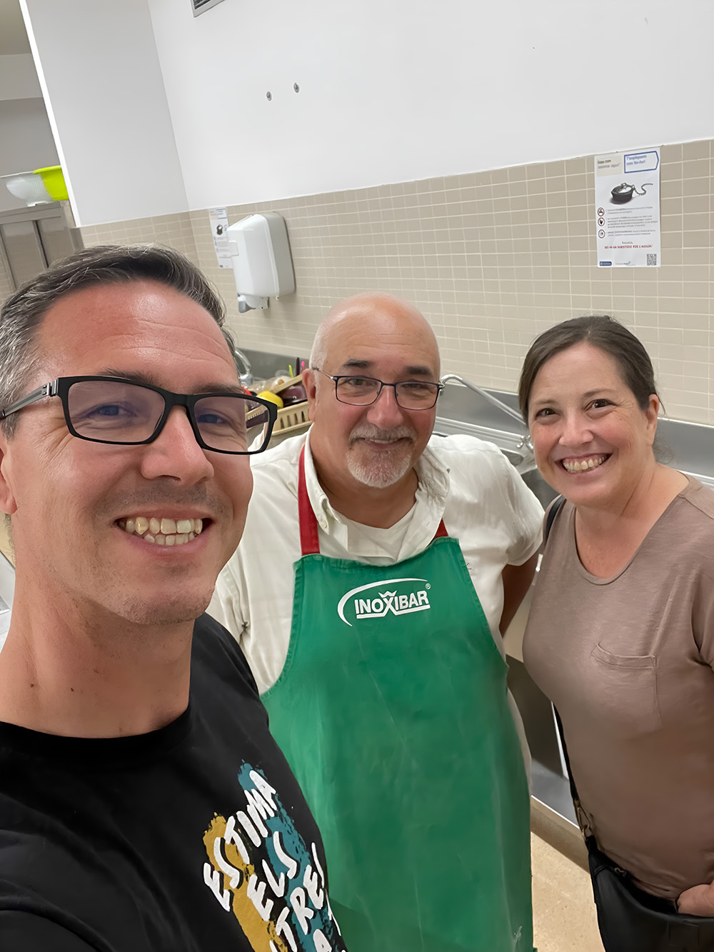 GWU Alums Michelle and Matt Norman on mission trip in Spain.