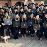 Gardner-Webb PA graduates in cap and gown