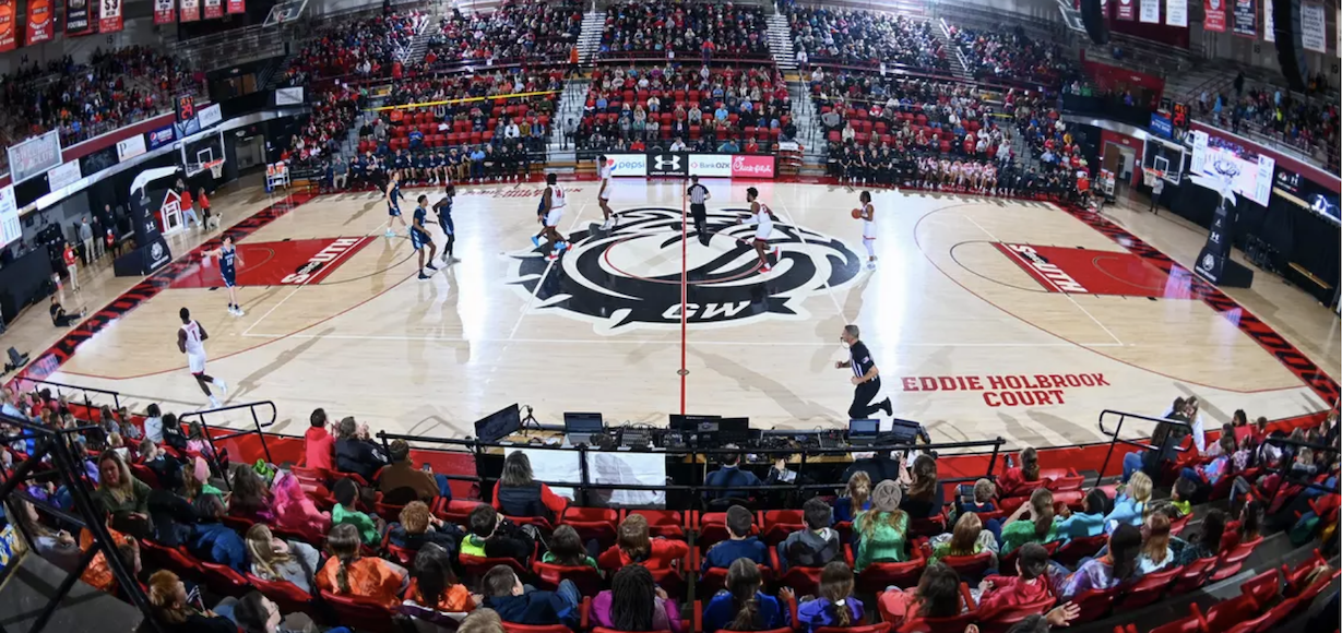 LYCC court during a basketball game