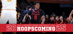 A graphic for Hoopscoming 2025 with a basketball player