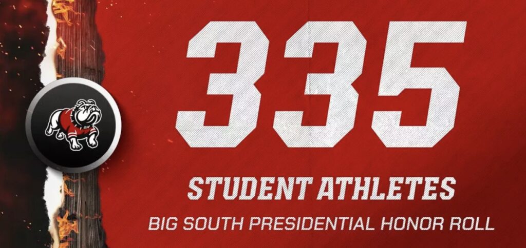Big South Honor Roll graphic