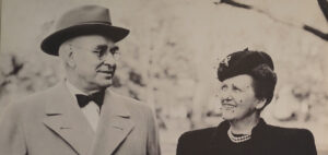 A portrait photo of former North Carolina Governor O. Max Gardner and First Lady Fay Webb Gardner