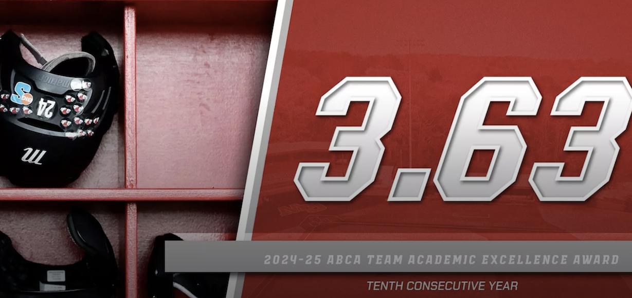 A graphic denoting baseball's academic honor