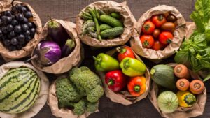 a collection of vegetables