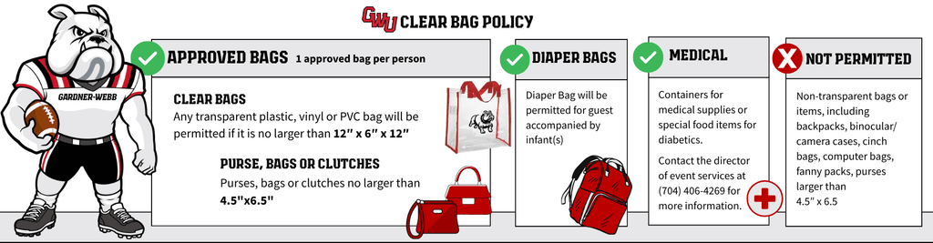 GWU Clear Bag Policy