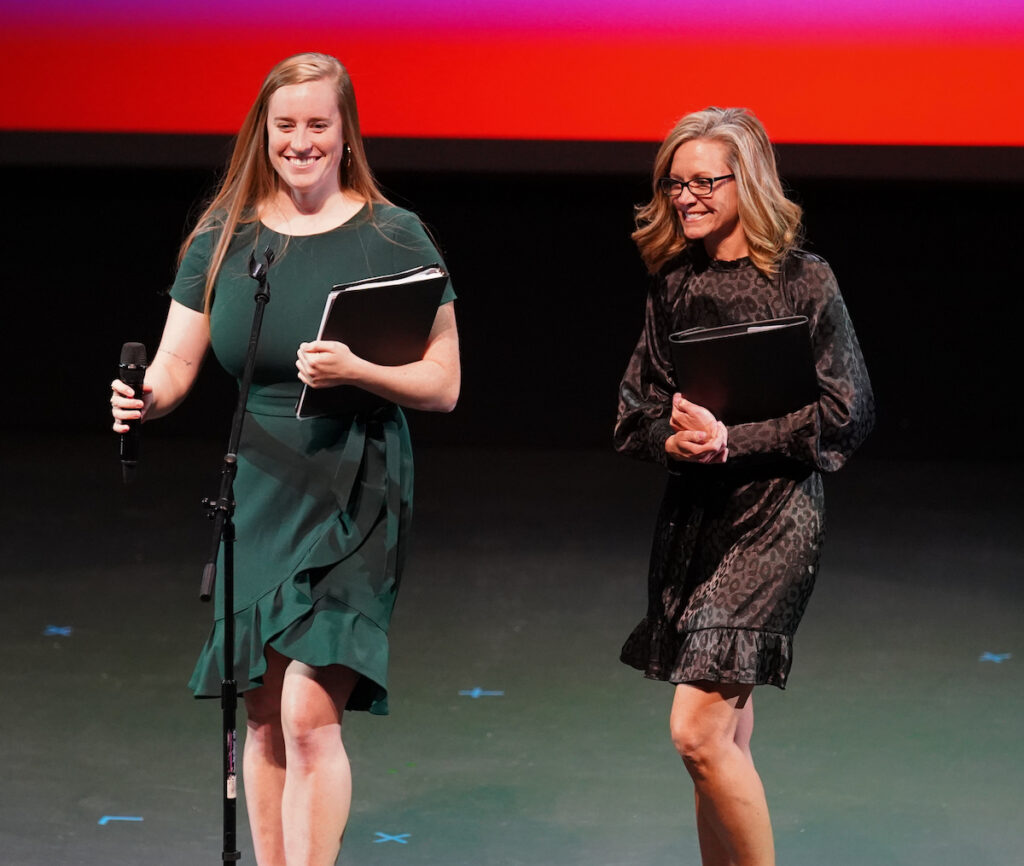 Jessika Raduly at the Miss GWU Pageant