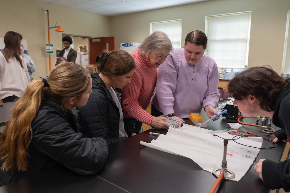 Susan Manahan gel electrophoresis lab