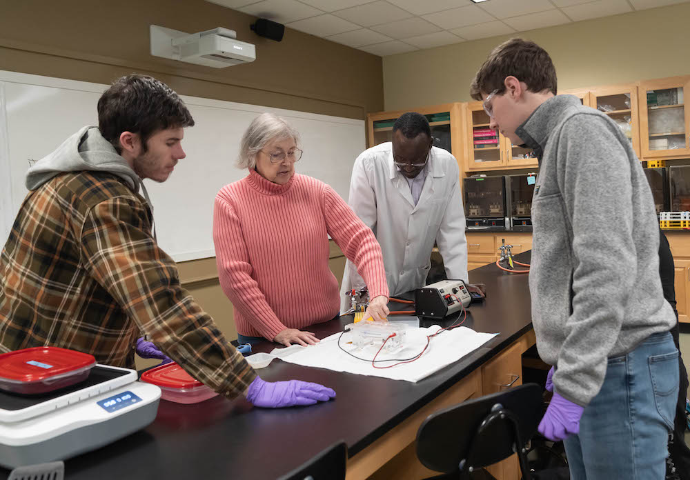 Susan Manahan gel electrophoresis lab