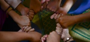 black student association hands