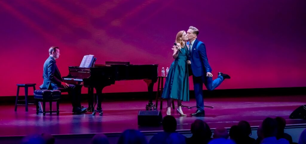 Jared and Lindsay Bradshaw on stage